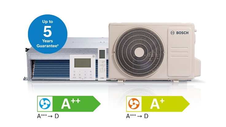 Bosch Climate 5000 large split ducted range